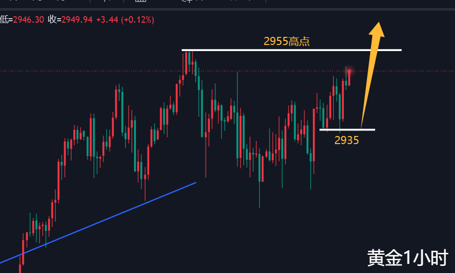 万锦晟2.24美盘黄金操作建议，晚间黄金或将破高上升！